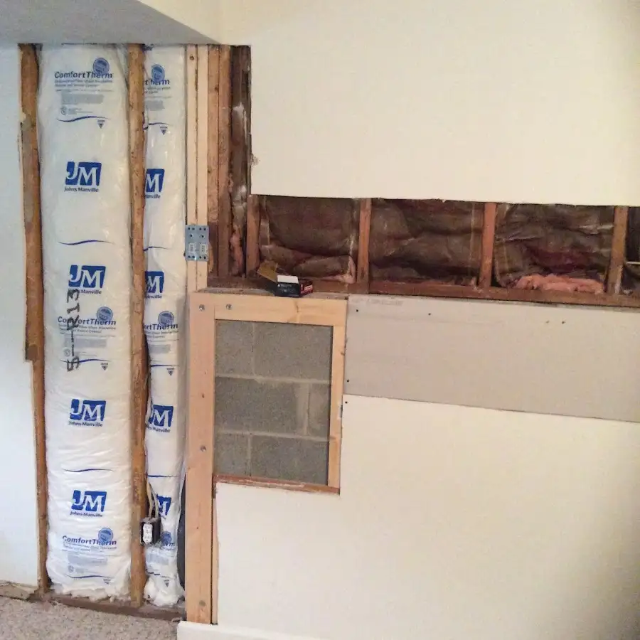Wall insulation replacement during Structural Drying in Country Club Hills